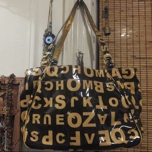 Y2K 2000s Japan Alphabet Print Shoulder Bag